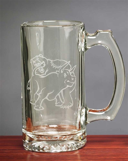 Bull & Bear Beer Mugs | Stock Market Beer Mugs | Cool Beer Mugs