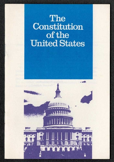 1970s U.S. Constitution - John Hancock Insurance Booklet